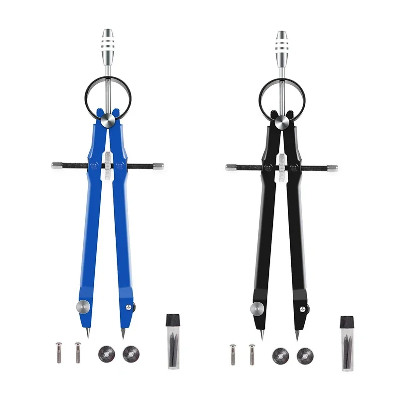 Math Geometry Set With Compass - 1PC Professionele Compass Geometrie Set met