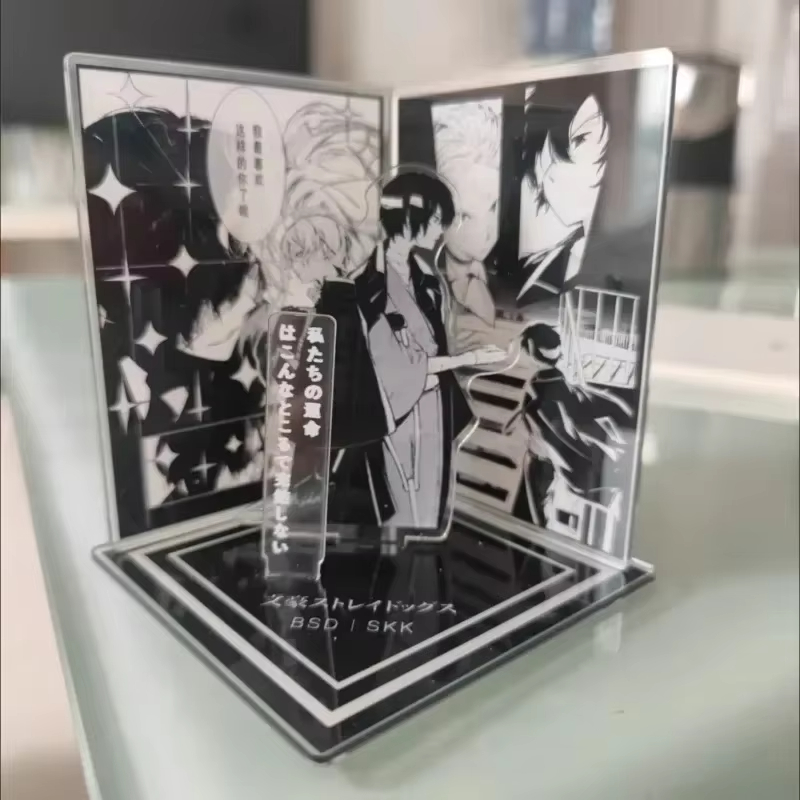 Desk Accessories - Anime BSD Soukoku-scène, acrylstandaard, Dazai Osamu,