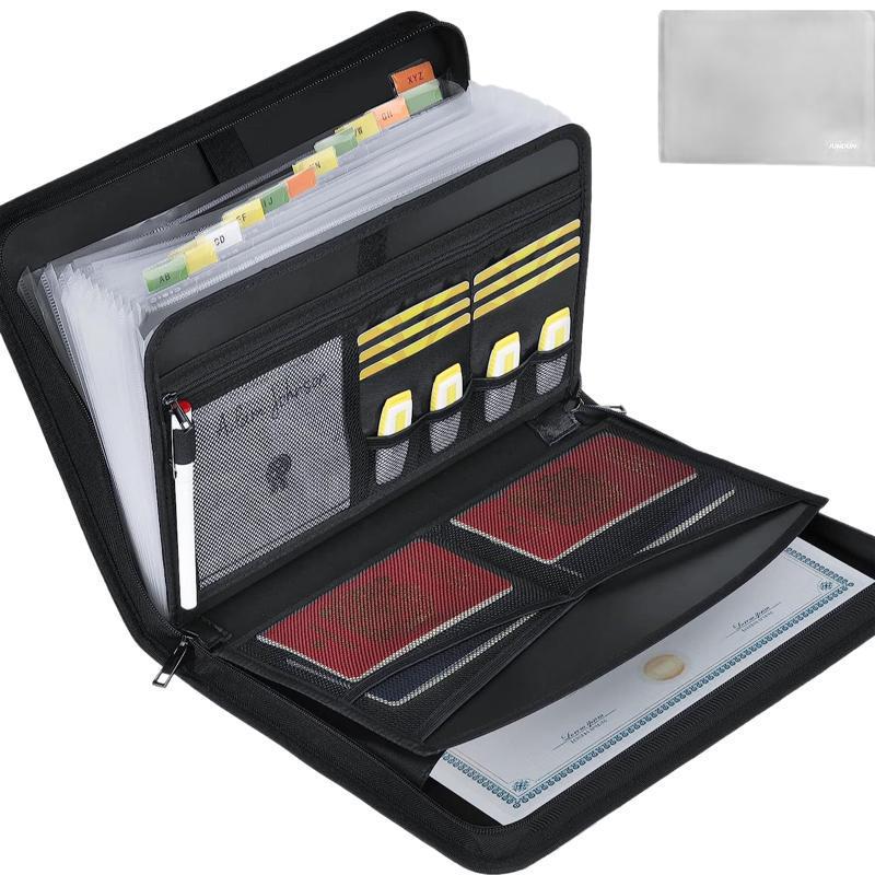 13-vakken uitbreidbare map met - Expandable Accordion File Folder 13 Pockets recensie en prijs