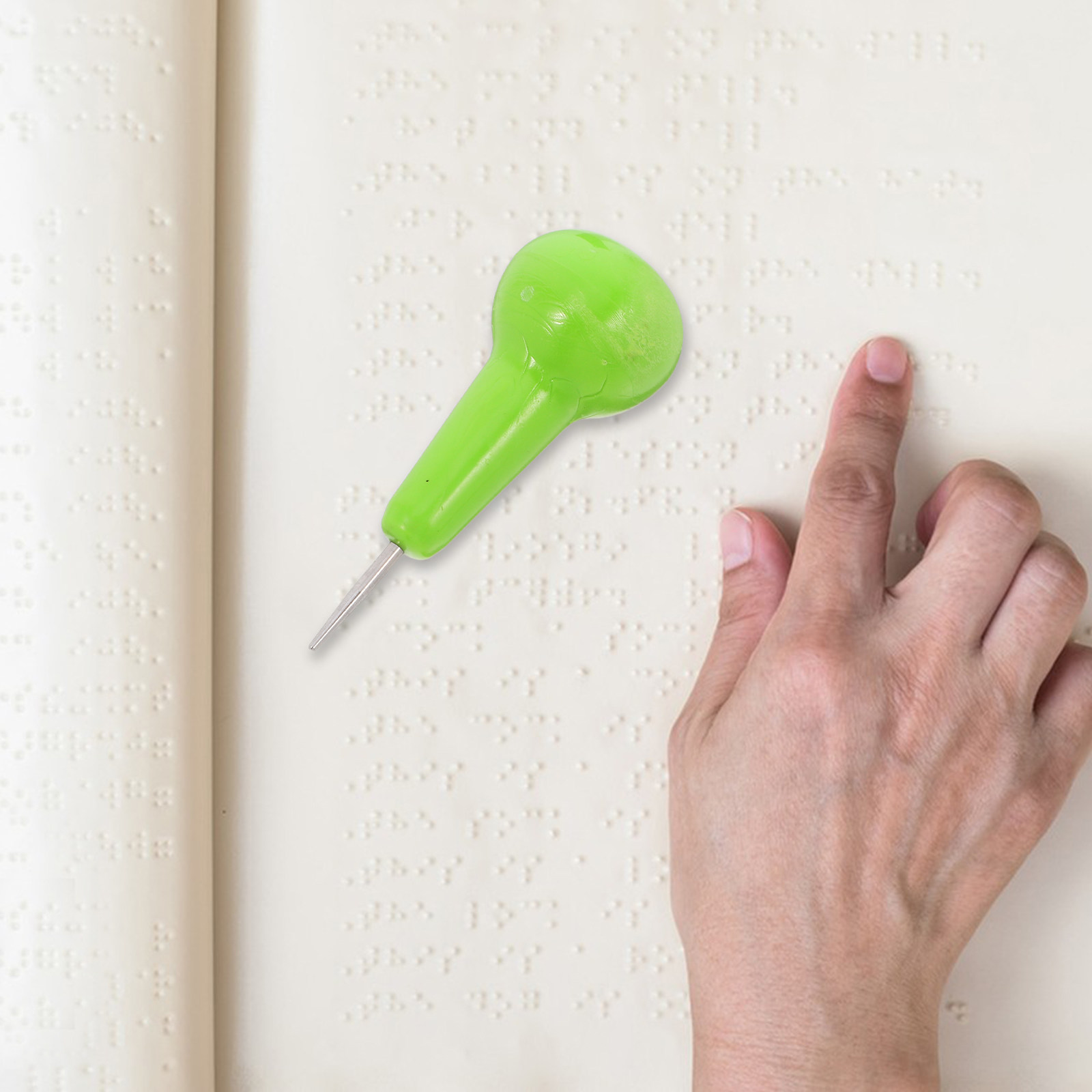 Groene Braille-pen, draagbaar  - Writing Tools recensie en prijs